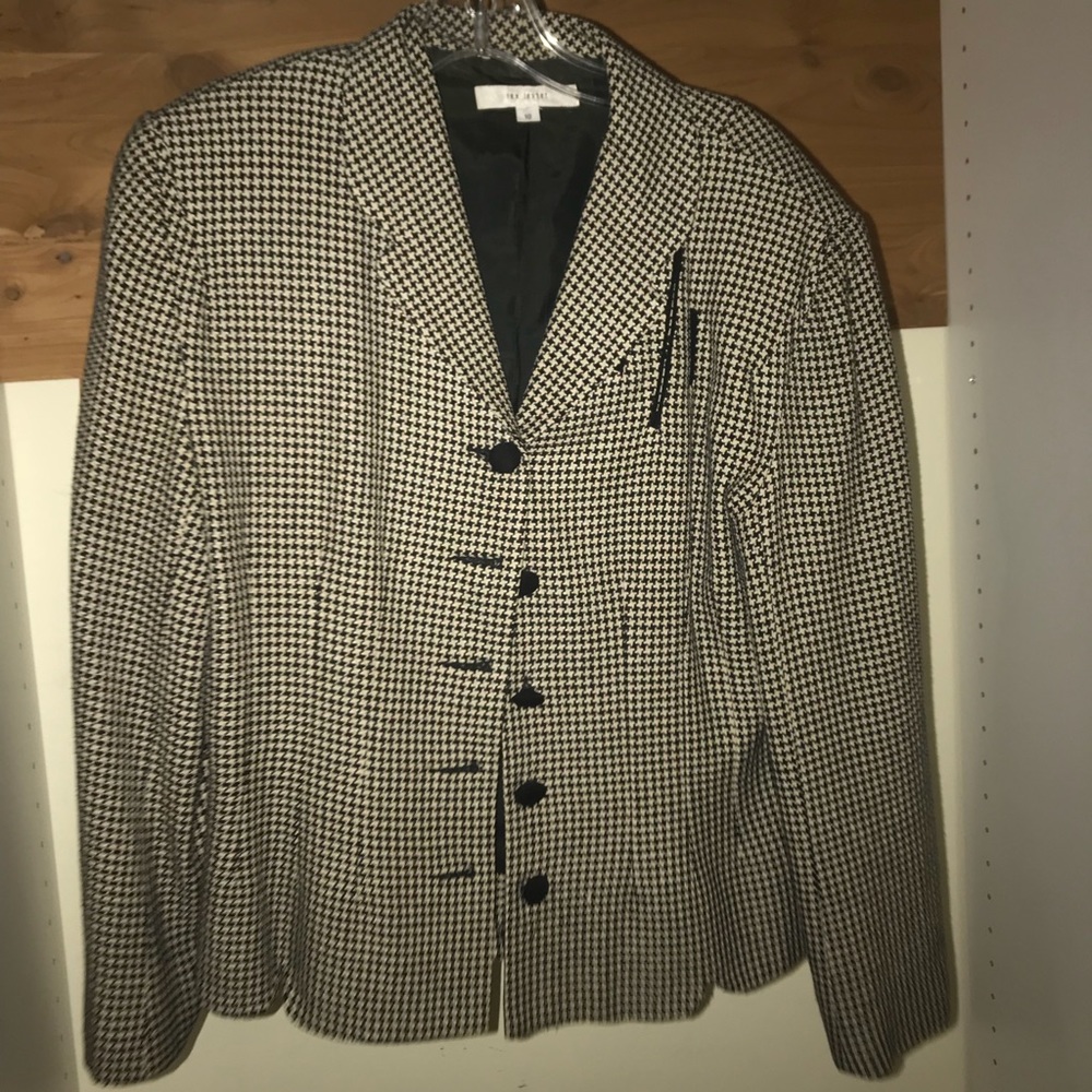 VINTAGE Rex Lester Black&White Blazer